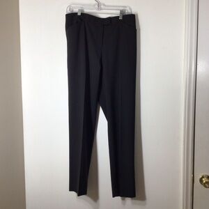 Lafayette 148 Black Pants 12 Virgin Wool